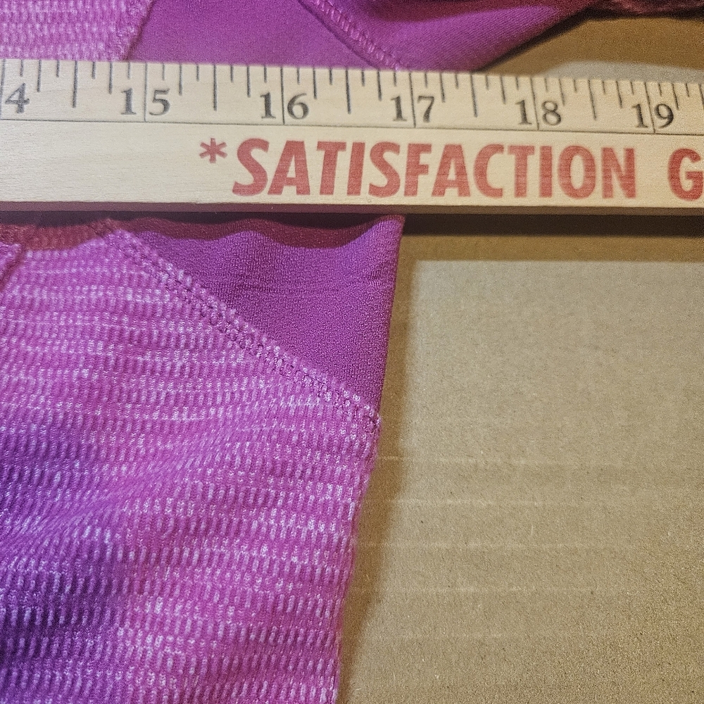 LULULEMON Womens Raspberry RULU BASE RUNNER L/S SHIRT Thumbholes - Picture 6 of 7